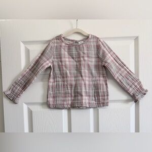 Cozy Plaid Long Sleeve Kids Shirt